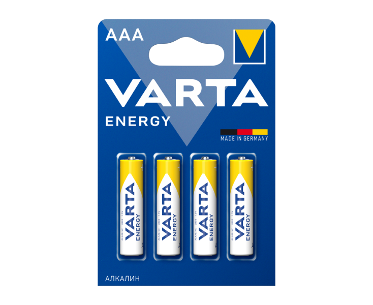 Батарейка Varta ENERGY LR03 AAA BL4 Alkaline 1.5 V (4103) (4/40/200)