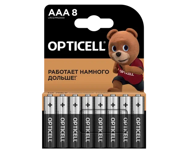 Элемент питания OPTICELL BASIC LR03 BL8 (8/80)