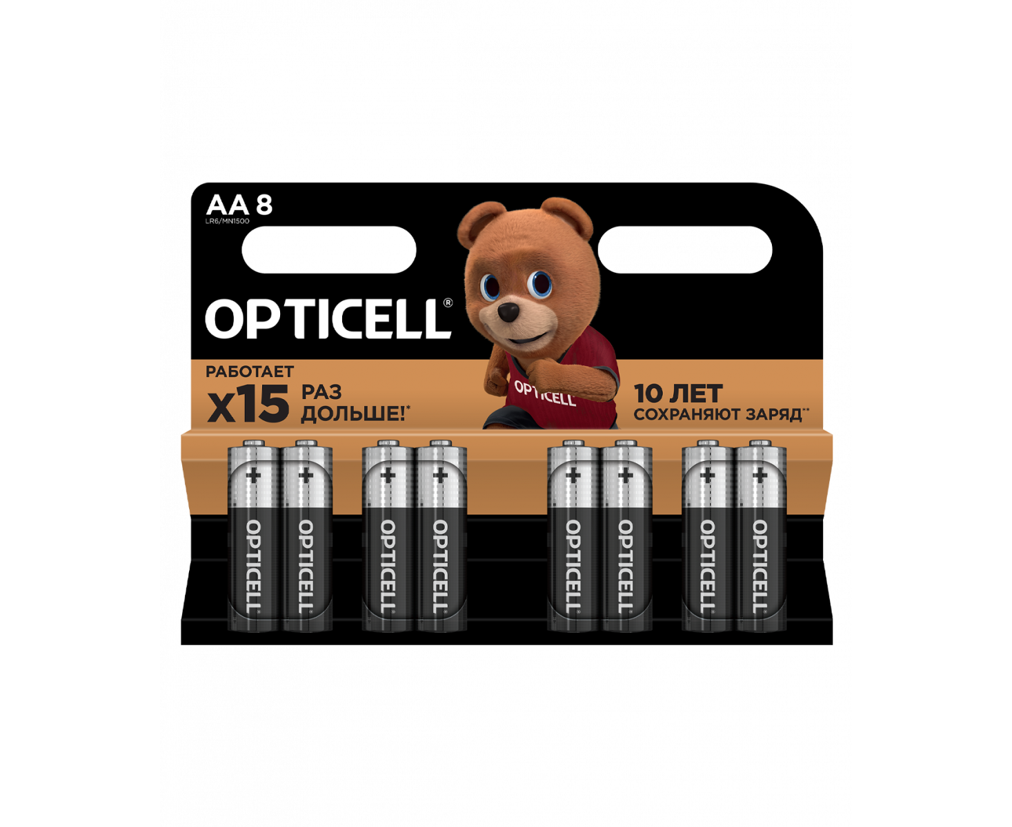 Элемент питания OPTICELL BASIC LR6 BL8 (8/96)