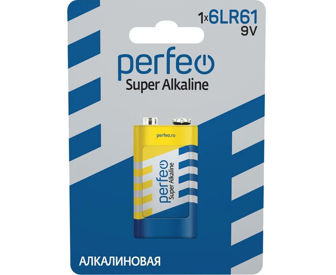 Батарейка Perfeo 6 LR61/1 BL Super Alkaline