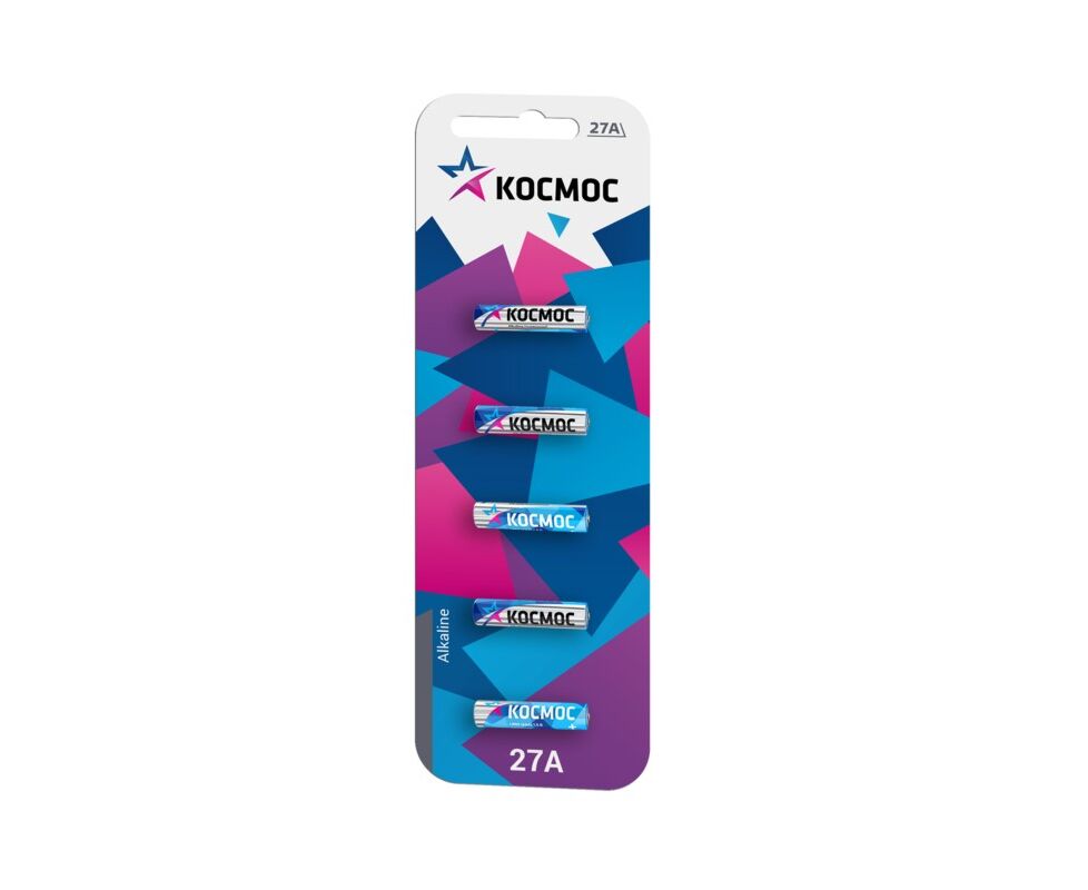 Элемент питания КОСМОС 27 A BL5 (5/60/480)