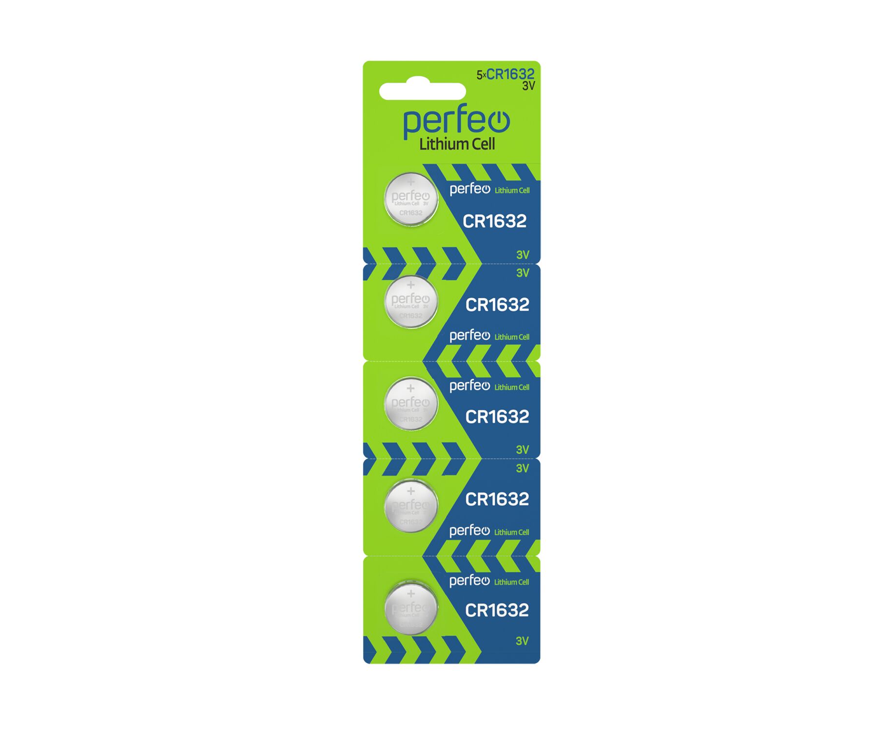 Батарейка Perfeo CR1632/5 BL Lithium Cell