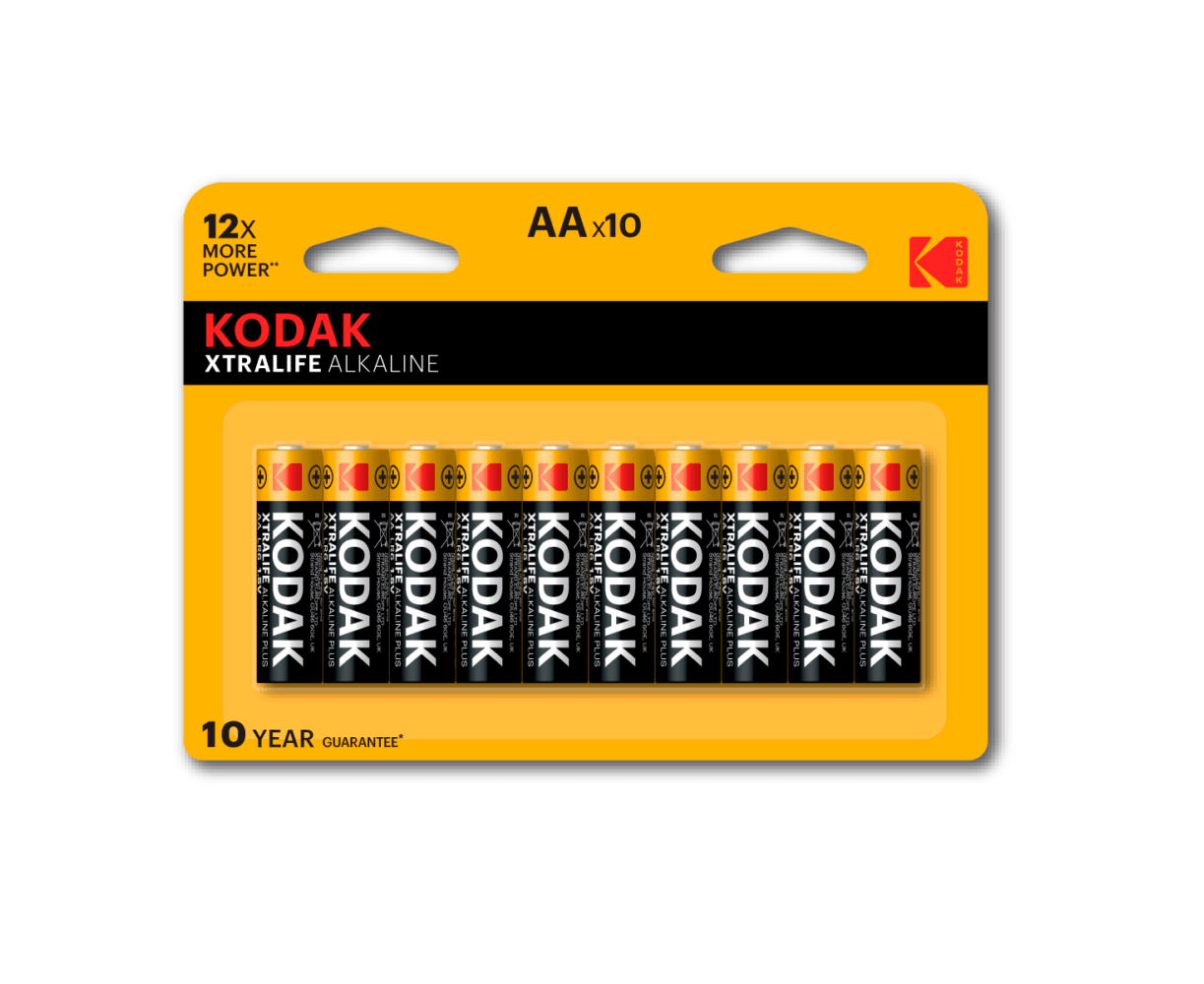 Элемент питания KODAK XTRALIFE LR6 (8+2 бл) [KAA-8+2] (120/480/19200)