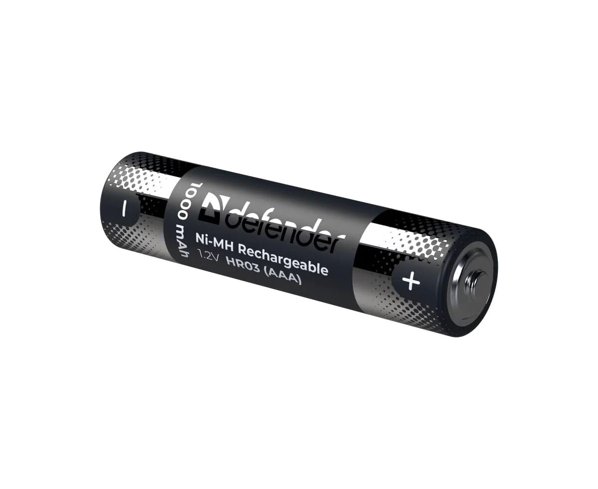 Аккумуляторная батарея DEFENDER HR03-2 BL 1000 m Ah ААА, Ni-MH