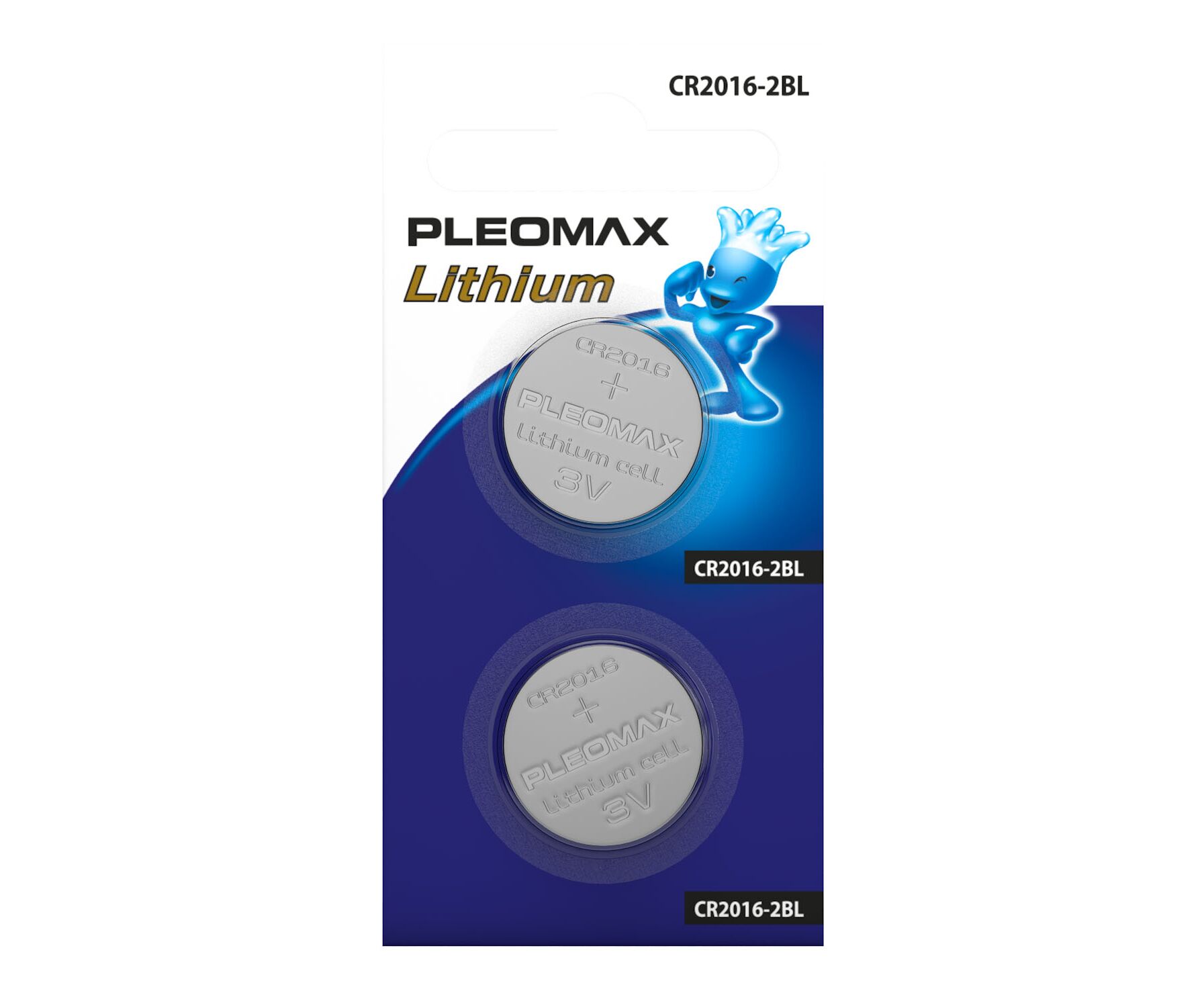 Элемент питания SAMSUNG PLEOMAXCR2016-2 BL Lithium (60/240/43200)