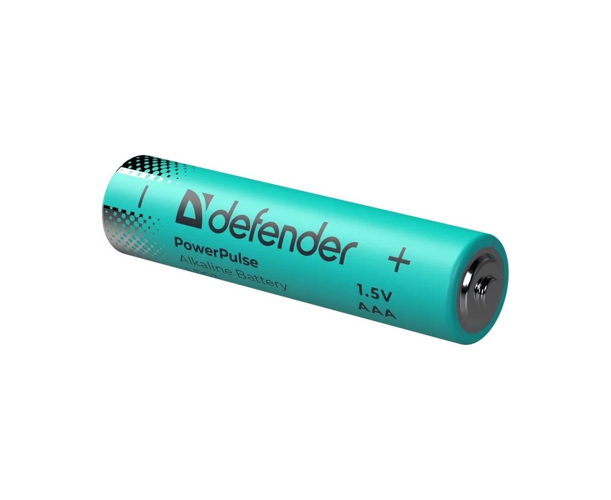 Батарейка алкалиновая DEFENDER LR03-10 BL ААА,блистер,10 шт.,Power Pulse