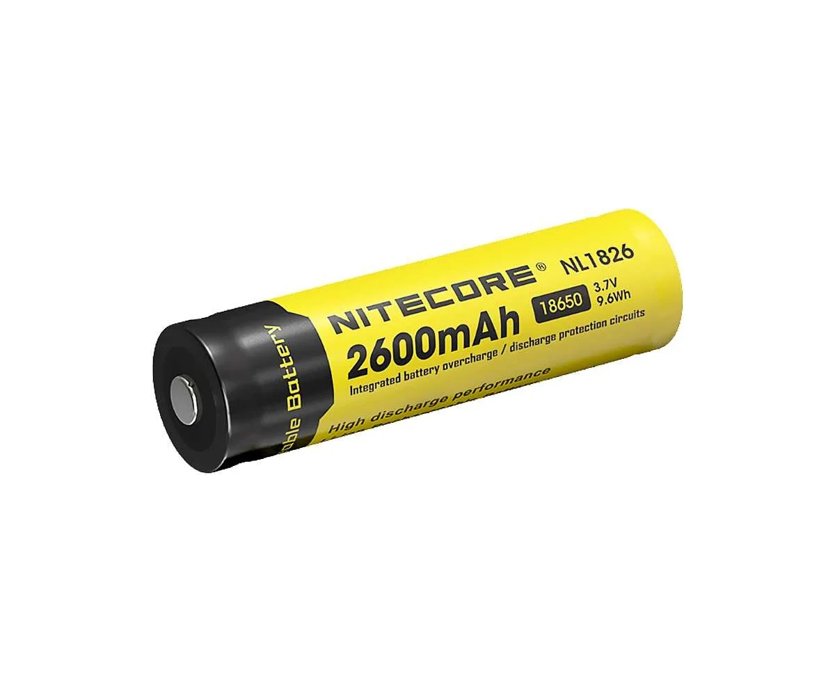 Аккумулятор NITECORE NL1826 18650 3.7v 2600m A