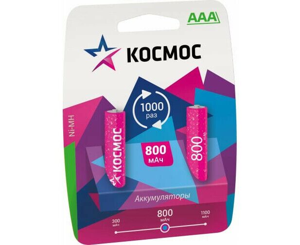 Аккумулятор Космос KOCR03 NIMH(800 MAH)