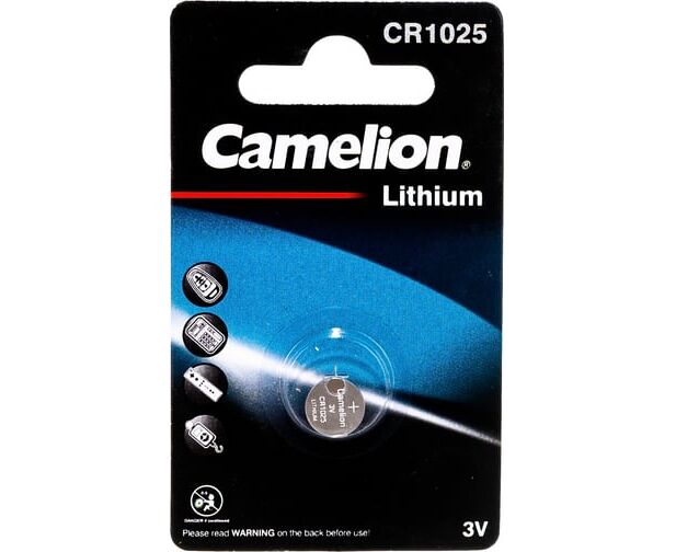 Батарейка Camelion CR1025-1 BL (5228) 3 В, (1/10/1800)