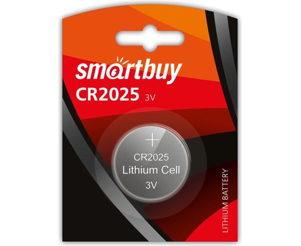 Батарейка Smart Buy CR2025-1 BL (SBBL-2025-1 B) 3 В, (1/12/720)