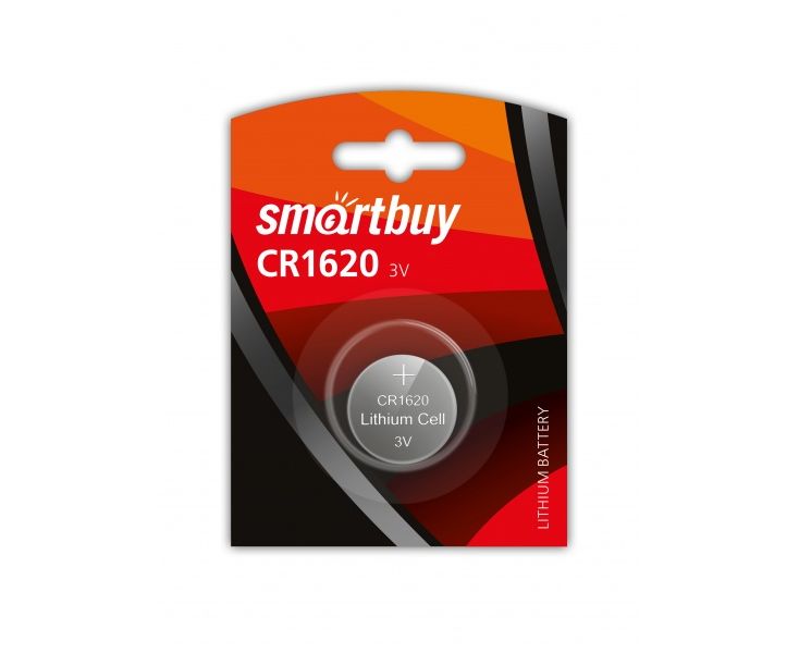 Батарейка Smartbuy SBBL-1620-1 B, литиевая (SBBL-1620-1 B) блистер 1 шт