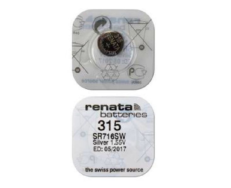 Батарейка Renata 315 SR716 SW/10 BOX