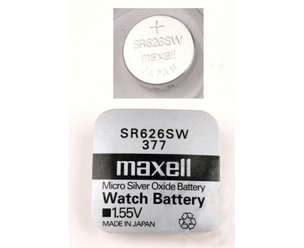 Элемент питания MAXELL SR 626 (377, G04) (10/100)