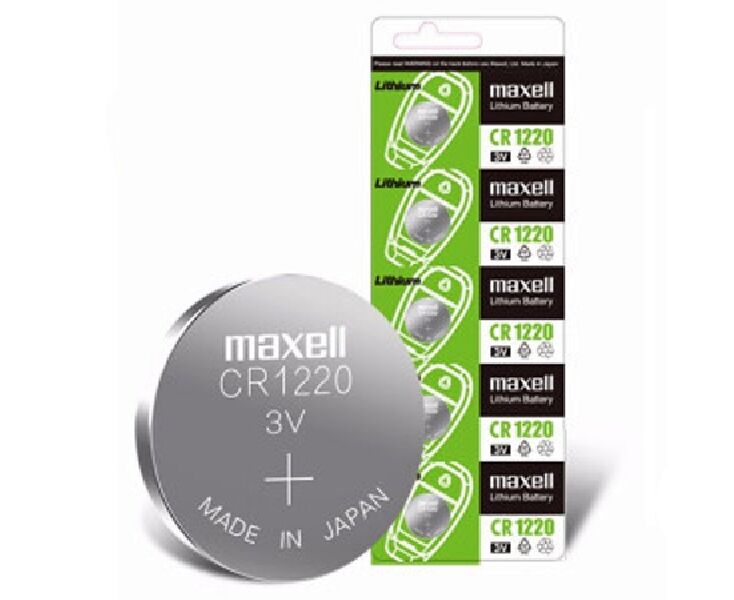Батарейка MAXELL CR1220/5 BL GREEN (CN)