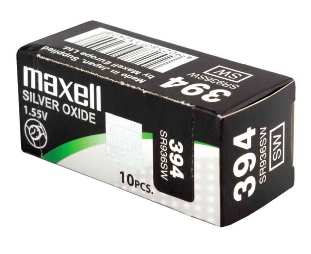Батарейка MAXELL 394 SR936 SW/10 BOX G9