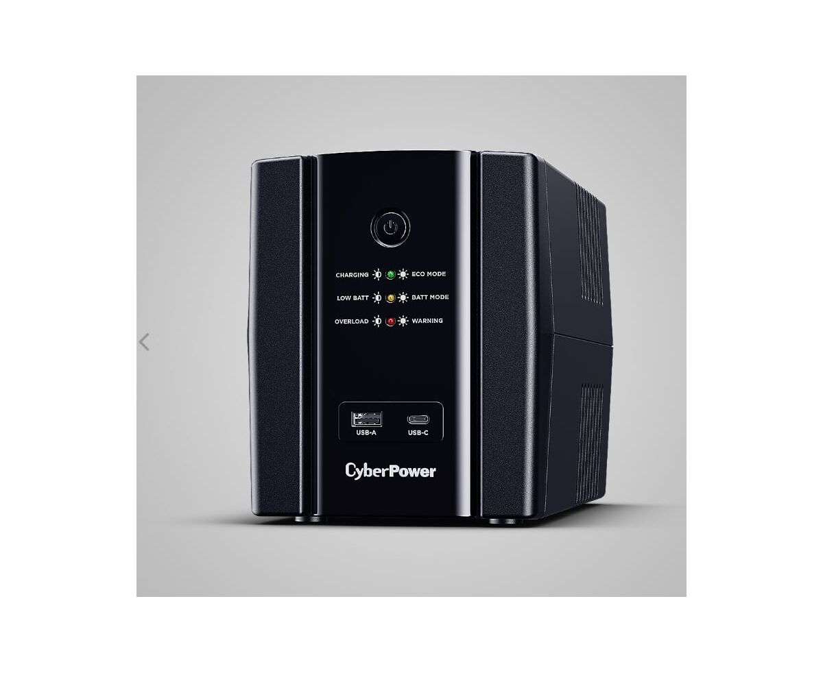 ИБП Cyber Power UT2200 EG Line-Interactive, Tower, 2200 VA/1320 W USB/RJ11/45/USB charger A/C (4 Euro) 12 В/9 Ач*1