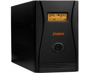 ИБП Exe Gate EP285500 RUS Special Pro Smart LLB-1500.LCD.AVR.C13.RJ.USB (1500 VA/950 W, LCD, AVR, 6*IEC-C13, RJ45/11, USB, Black)