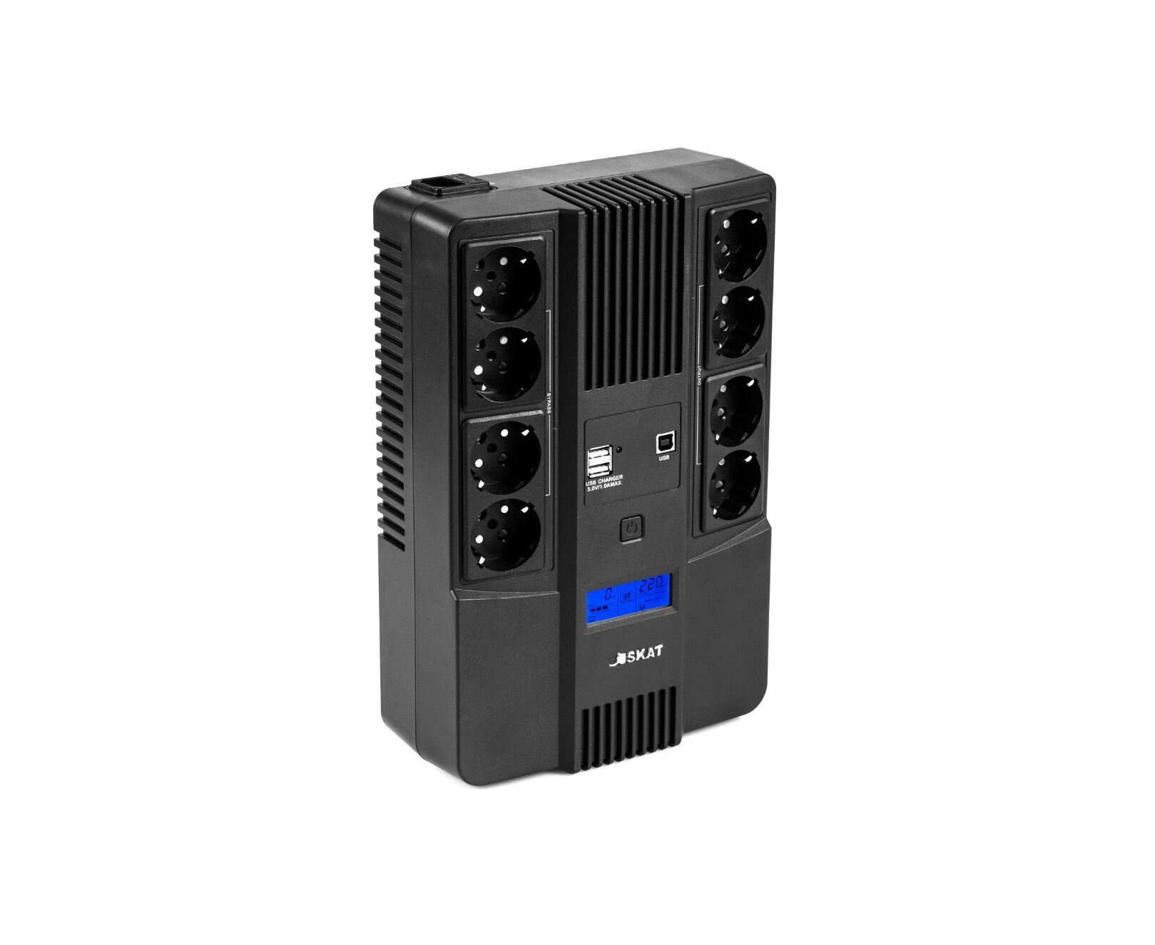 ИБП Бастион SKAT-UPS 800-AID-IN-1x9-8 480 Вт 800 ВА черный (8933)