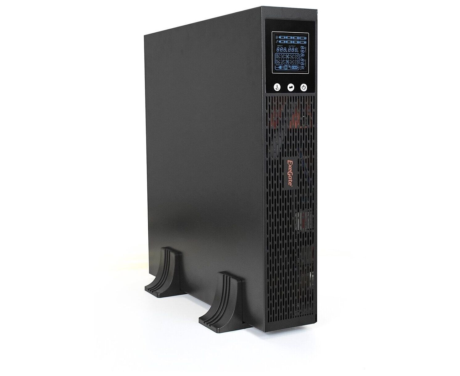ИБП Exe Gate Sine Power UHB-1000.LCD.AVR.C13.RJ.USB.2 U (EP285642 RUS) 1000 VA/800 W