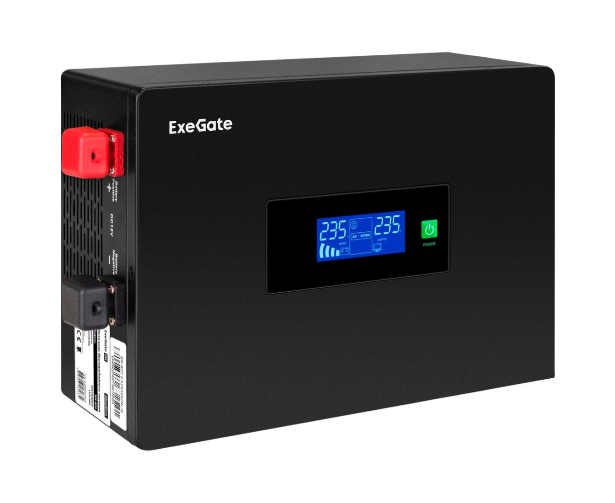 ИБП Exegate Ideal Sine SR-600.LCD.2 SH EX295992 RUS