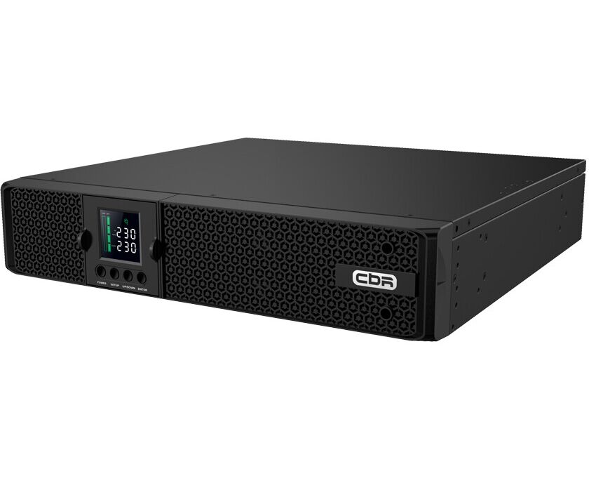 ИБП CBR Line Interactive Smart (PLS-1.5 KRT-8 I-LCHERSC) 1500/1350 RT 8x C13, LCD, HID-USB, RS232, EPO, SNMP slot