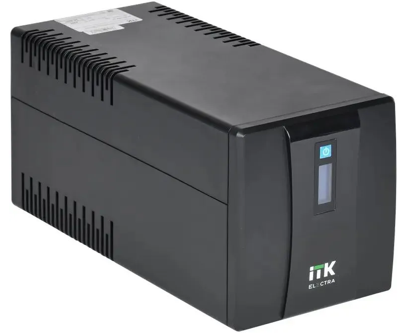 ИБП ITK Electra EET-1200 VA-1-002-S 720 Вт 1200 ВА черный
