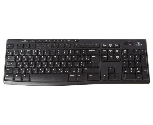 Клавиатура Logitech K270 (920-003058) беспроводная ЛАТИНИЦА (без кириллицы)