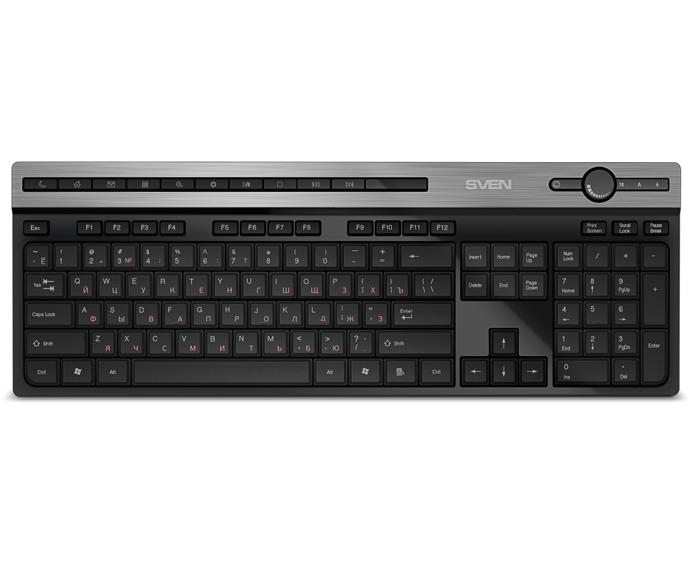 Клавиатура беспроводная SVEN KB-E5500 W SV-021931