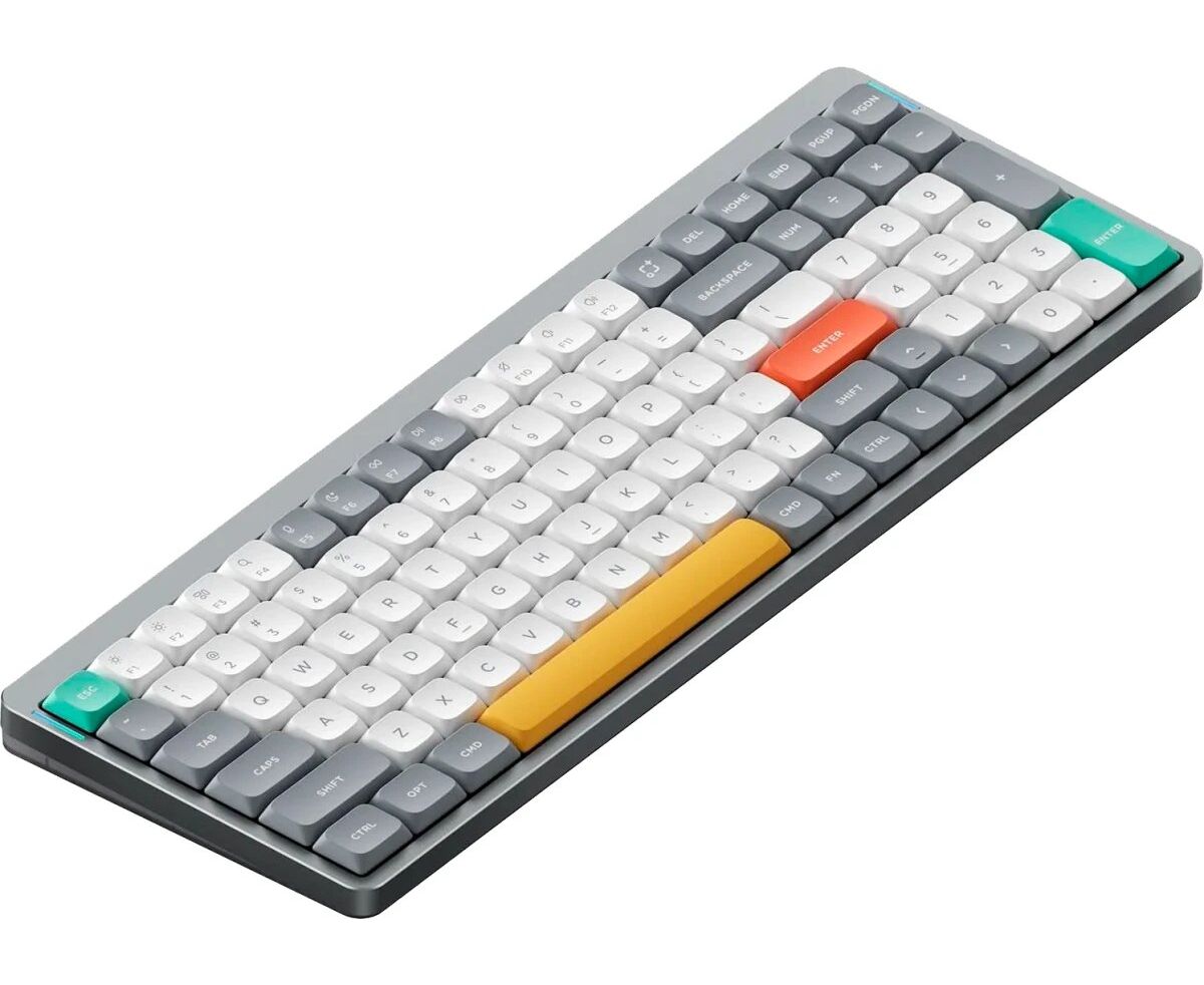 Клавиатура Nuphy AIR96v2-LG-24 Lunar Gray, RGB, Hot Swap, Cowberry Switch