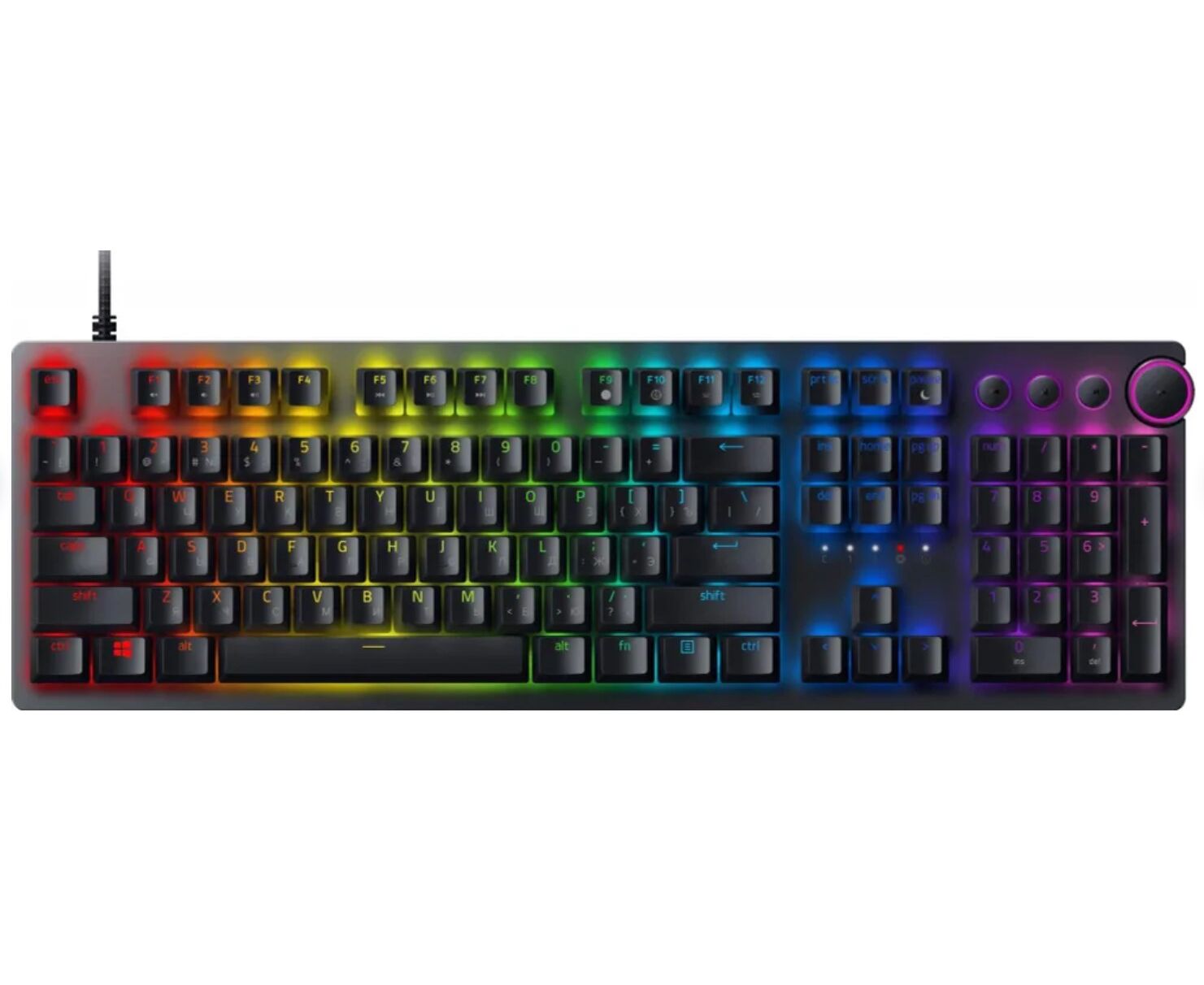 Игровая клавиатура Razer Huntsman V2 (Purple Switch) RZ03-03931300-R3 R1