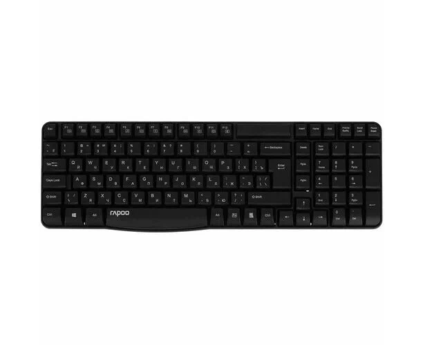 Клавиатура RAPOO E1050 Wireless Keyboard Black