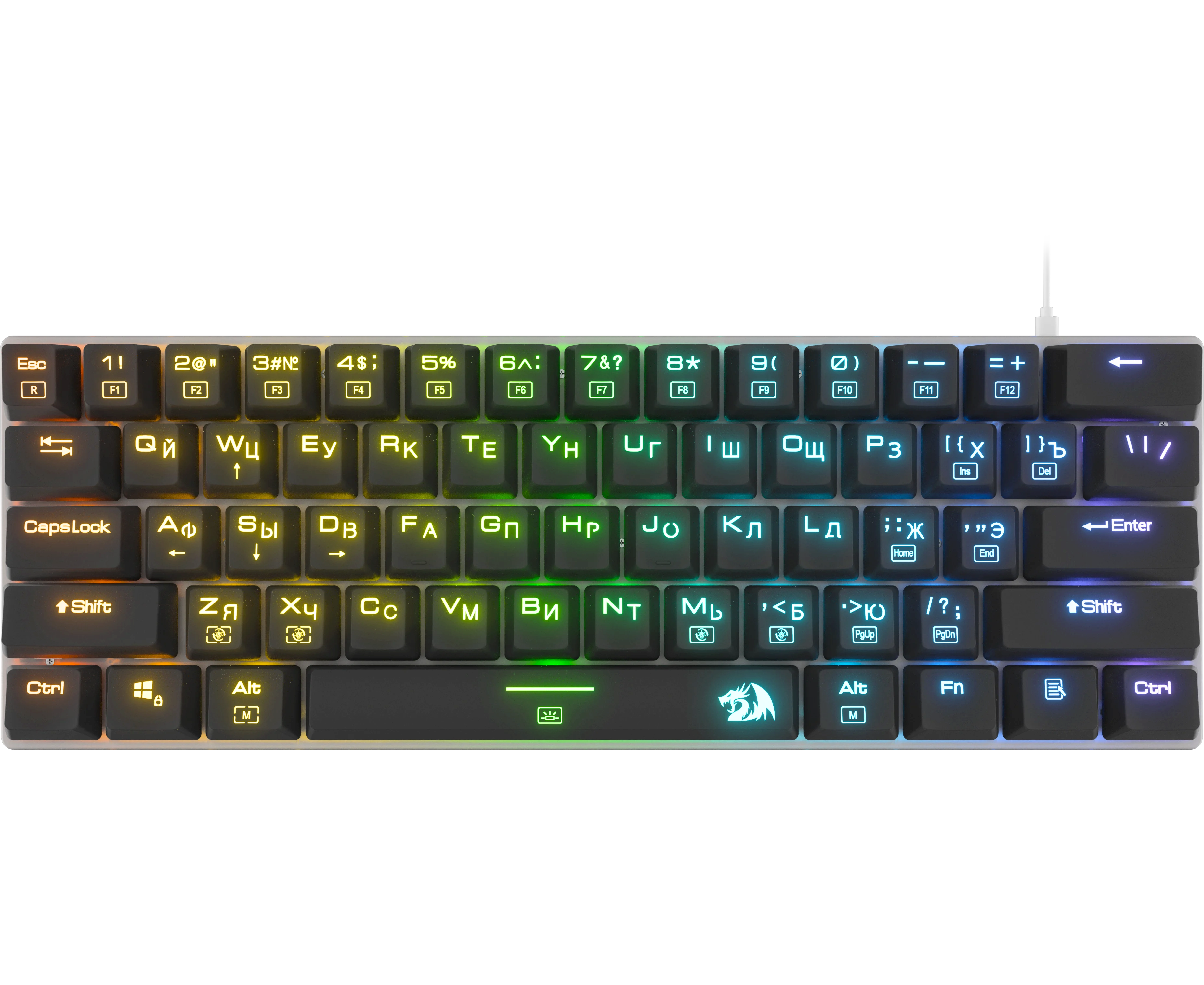 Клавиатура REDRAGON Alien RU RGB большая (77939)