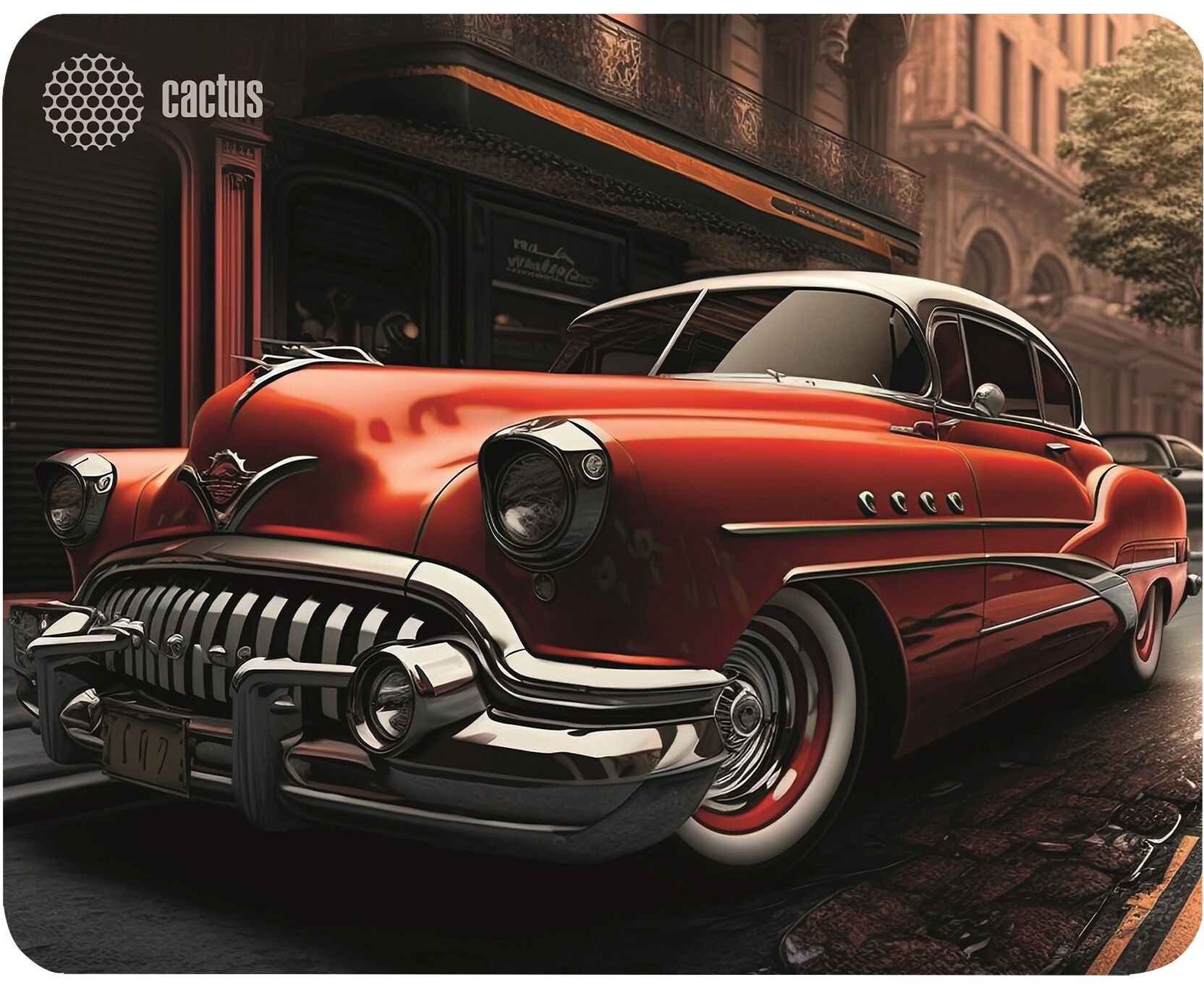 Коврик для мыши Cactus CS-MP-P07 M Red Car 300x250x2мм