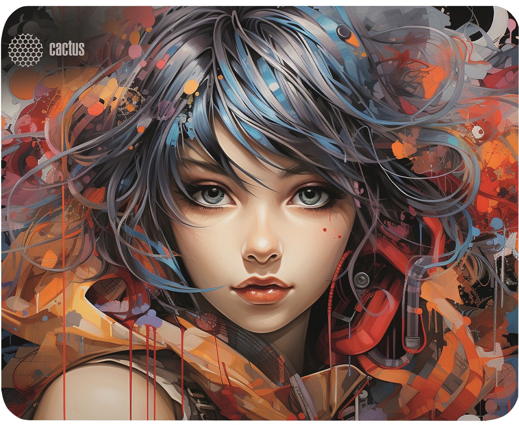 Коврик для мыши Cactus CS-MP-PRO11 XL Girl 400x300x3мм