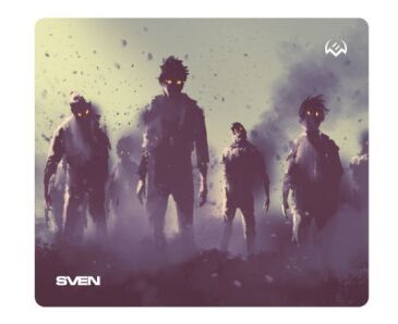 Игровой коврик для мыши SVEN MP-G02 S Zombie (230x200x2мм, ткань + резина)