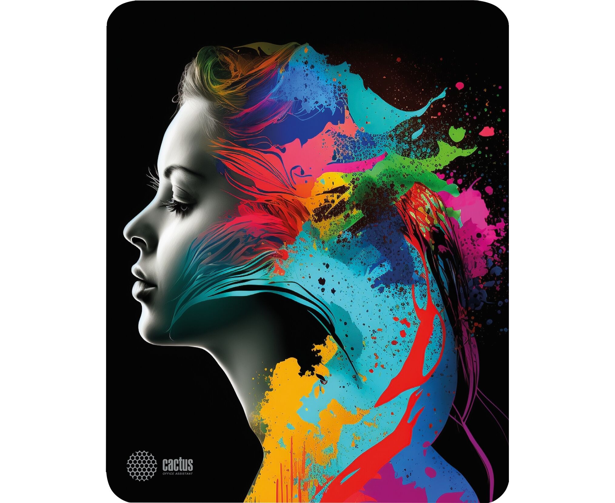 Коврик для мыши Cactus CS-MPC-D08 M Color paint 300x250x3мм