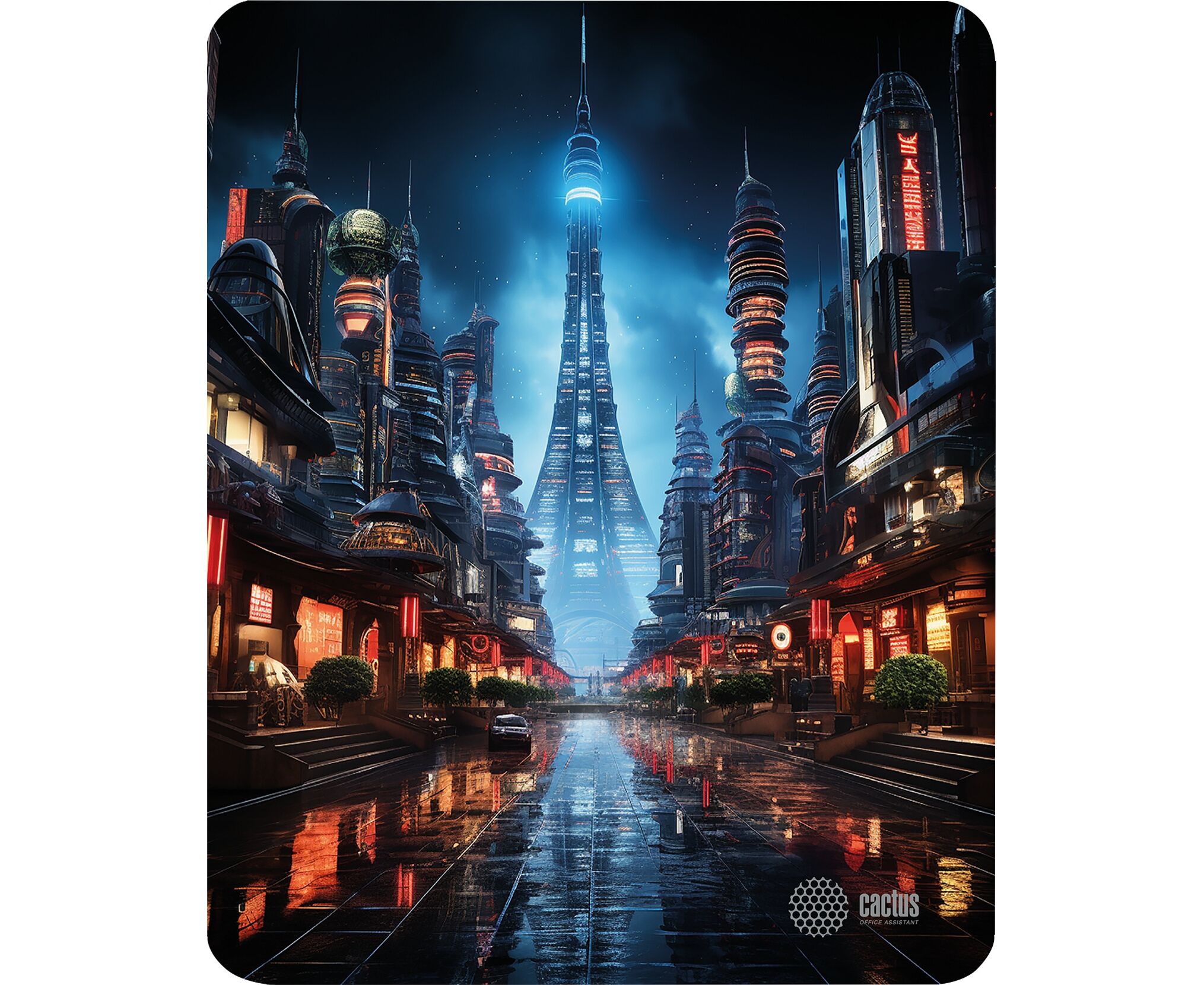Коврик для мыши Cactus CS-MPC-D05 M City 300x250x3мм