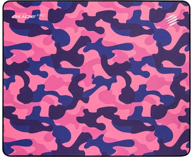 Игровой коврик для мыши Mad Catz G.L.I.D.E. Pro Camo Pink розовый (480x400x4мм, Poron, водоотталкивающая ткань)