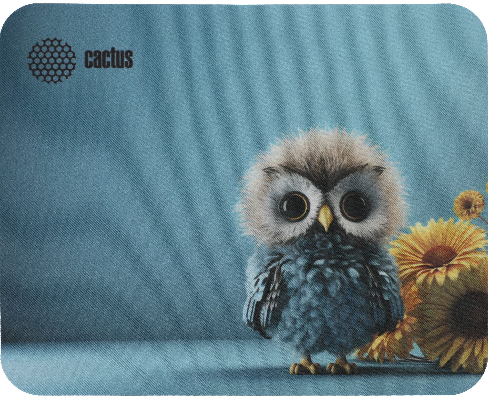 Коврик для мыши Cactus CS-MPC-P07 XS Owl blue 220x180x2мм