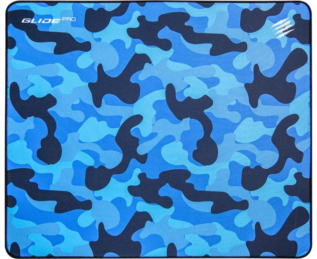 Игровой коврик для мыши Mad Catz G.L.I.D.E. Pro Camo Blue синий 480x400x4мм, Poron, водоотталкивающая ткань)