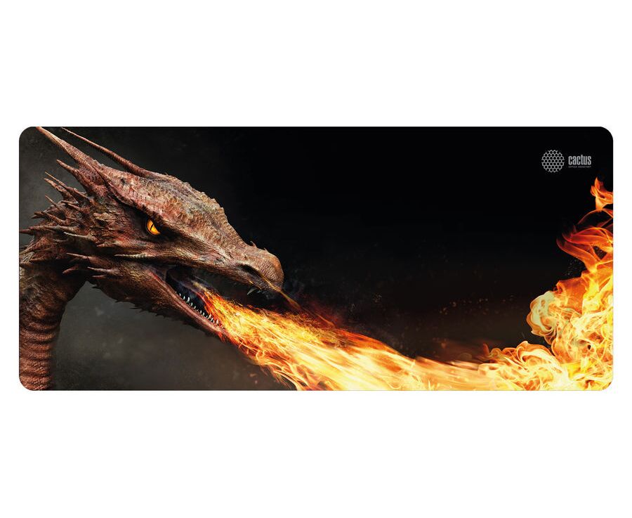 Коврик для мыши Cactus Fire Dragon XXL рисунок CS-MP-PRO07 XXL