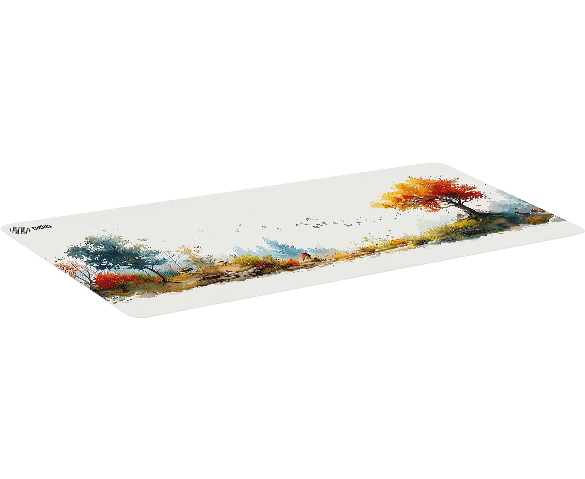 Коврик для мыши Cactus CS-MP-PRO16 XXL Forest watercolor 900x400x3мм