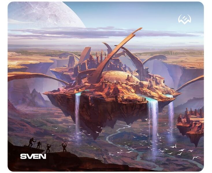 Коврик для мыши игровой SVEN MP-G03 S Island (230x200x2мм, ткань + резина)