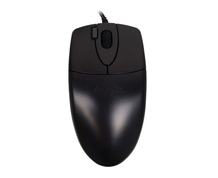 Мышь A4 Tech OP-620 D черный (1000dpi) silent USB (3but)