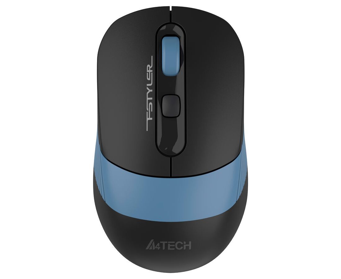 Мышь A4 Tech Fstyler FB10 C черный/синий оптич. 2000dpi беспров. BT/Radio USB 4but (FB10 C ASH BLUE)