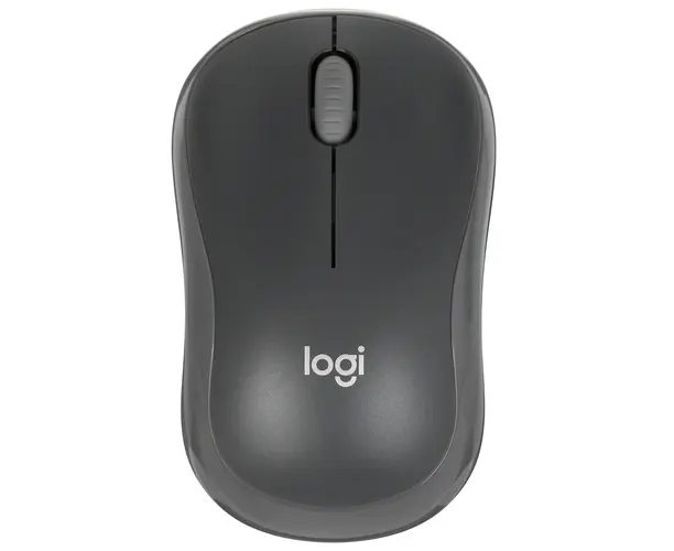 Мышь беспроводная Logitech M186 (910-004131) черный/серый (1000dpi) USB2.0 (2but)