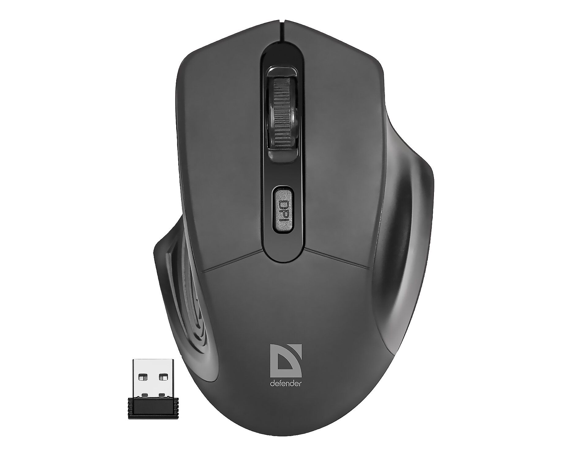 Мышь оптическая беспроводная Defender Datum MB-345 (black)