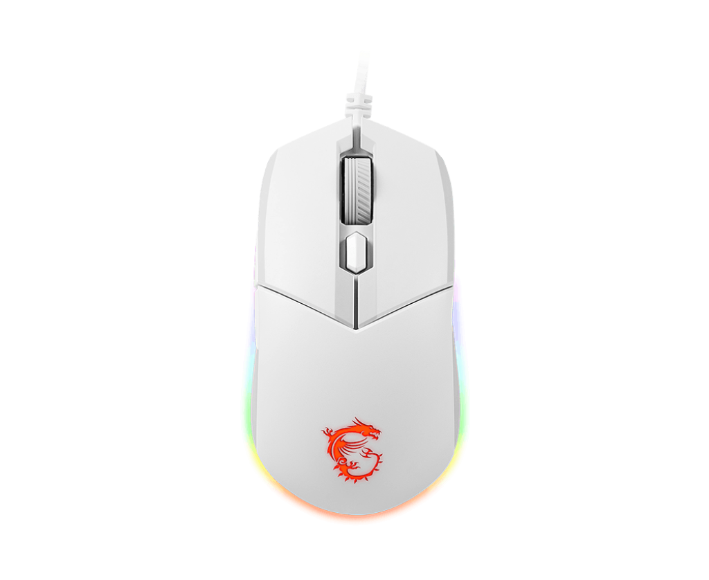Мышь MSI Clutch GM11 S12-0401970-CLA белый оптическая 5000dpi USB 6but