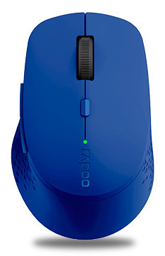 Мышь Rapoo M300 синий оптическая беспроводная BT/Radio USB (5but)