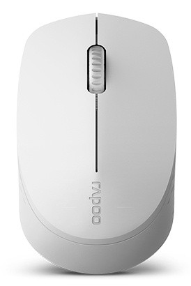 Мышь Rapoo M100 светло-серый (1300dpi) silent BT/Radio USB